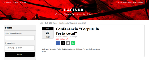 W 26.05.25 El Nou 9 Agenda